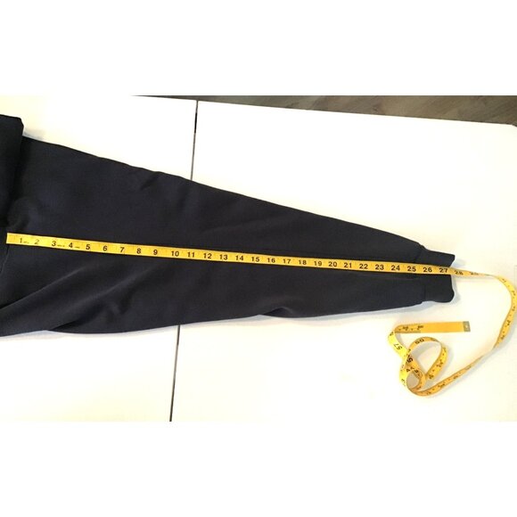 ADIDAS- MENS NAVY ELASIC WAIST TAPPER CUFF LEG SIDE POCKETS SWEATPANT SIZE LARGE - Picture 6 of 6